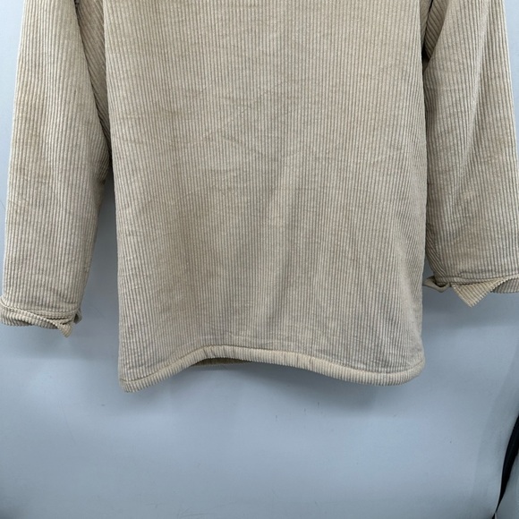 Y2K L BLAIR VINTAGE 100% Cotton rustic farmcore sherpa lined womans chore coat - Picture 8 of 14